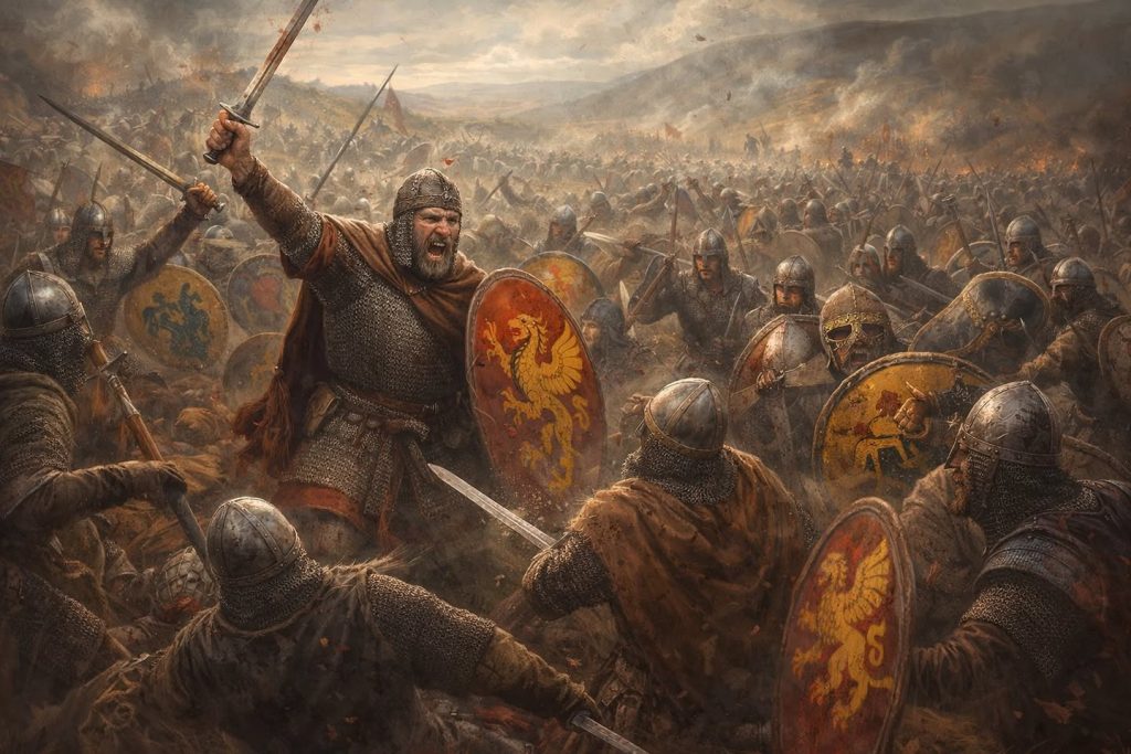 The Battle of Llwchwr (or Battle of Gower) was fought between Welsh and Norman forces between Loughor and Swansea on New Year's Day 1136