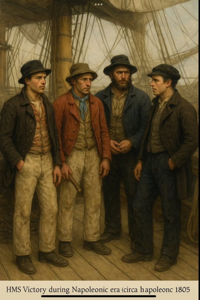 Sailors attire of he early 18th century
