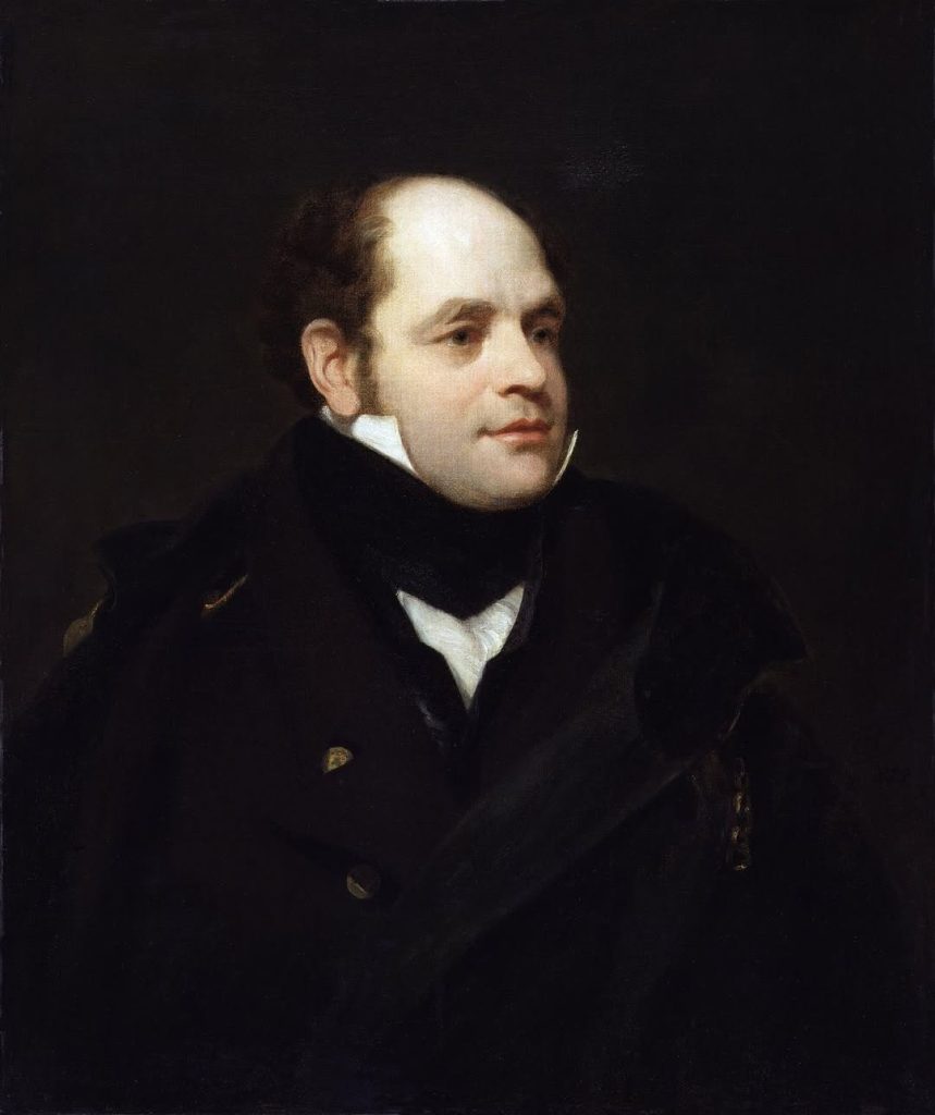 A portrait of Sir John Franklin, the leader of the doomed Frankin Expedition