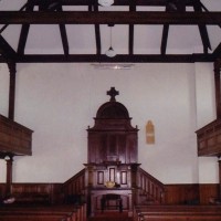 Capel Sul Built in 1862 as Rumsey House, by T.W.A. Evans, architect, in Italianate style. In 1924-6 it was converted into a chapel to the design of J Harold Morgan of Carmarthen. The chapel is at first floor level, above the schoolroom. Status (2002): Chapel