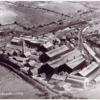 Brick Works Kidwelly Brick Works to the north of Kidwelly station was opened c.1858 by William Edwards of Swansea. This site ceased operation in c.1903. A new works was built to the south of of the railway station by Alderman Daniel Stephens which opened in 1903. Stephens worked silica from Mynydd-y-Garreg and this was brought into the works via train. Up to 1927 the firm was known as Stephens & Co, but later as Stephens Silica Brick Co Ltd. The works closed in 1965.