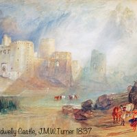 J.M.W.Turner Kidwelly Castle painted ted by J.M.W.Turner 1837.