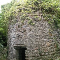 Coleman Dovecote This is a sixteenth-seventeenth century type dovecote set on a steep hillside overlooking Coleman Farm and Kidwelly. It is a circular structure of stone rubble with a shallow corbelled dome and a circular centre hole. Within there are 236 dove holes arrayed in eleven tiers. Above the door, on the inside, a much decayed date inscription of 1571 has been noted. Elsewhere on the inside are eighteenth century dates and initials. Dovecotes such as this were a mark of gentry status and this example was probably associated with a nearby mansion. The building is shown as 'old lime kiln' on the OS County series 1st edition (Carmarthen. LIII.6 1880).