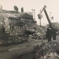 Gone Tycoch Bridge is completely demolished.